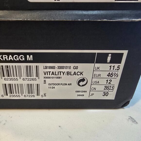 Arc'teryx Men’s Shoes Kragg Approach Vitalite/Black Sneakers Size: 12 NWB SLIDE - Picture 10 of 14